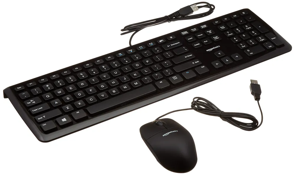 Wired Keyboard and Wired Mouse Pack