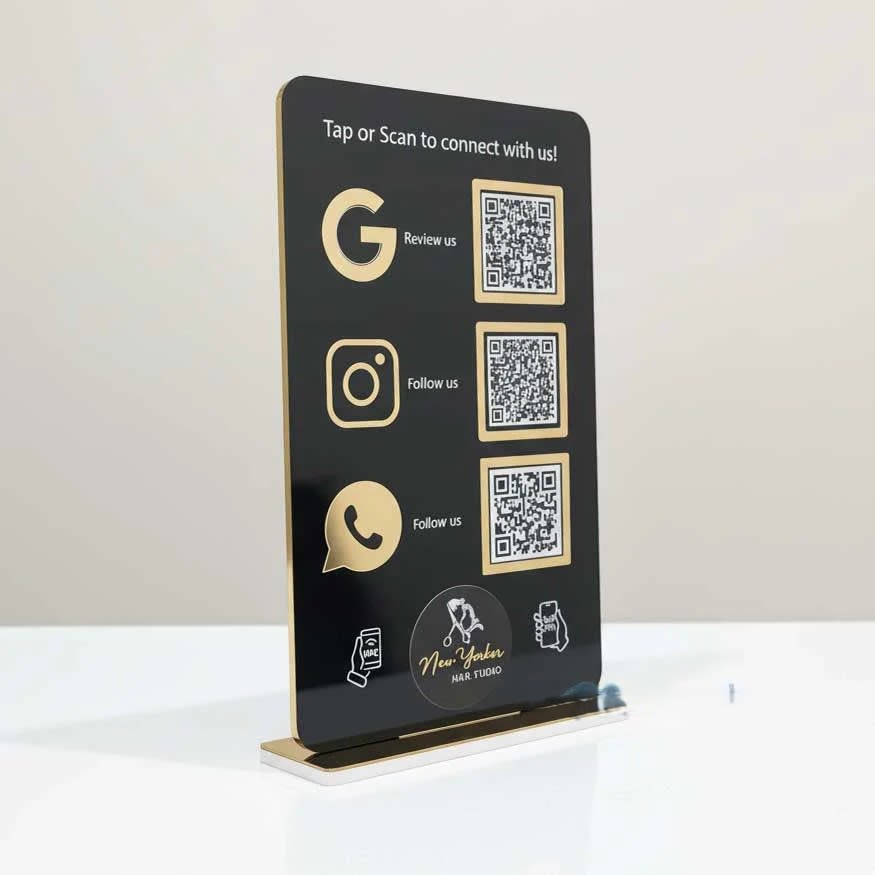 3-in-1 NFC Business Display Standee