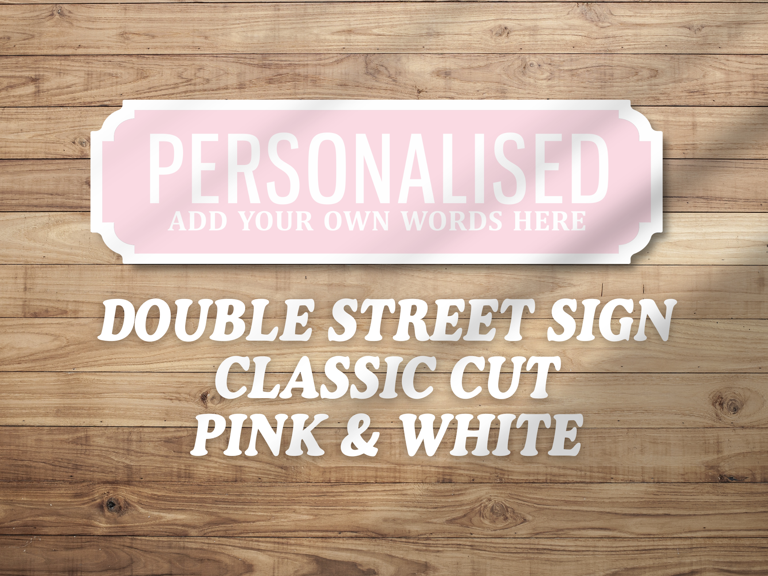 PERSONALISE Your Own Wooden Novelty Vintage Street Sign Various Sizes & Colours - Picture 7 of 77