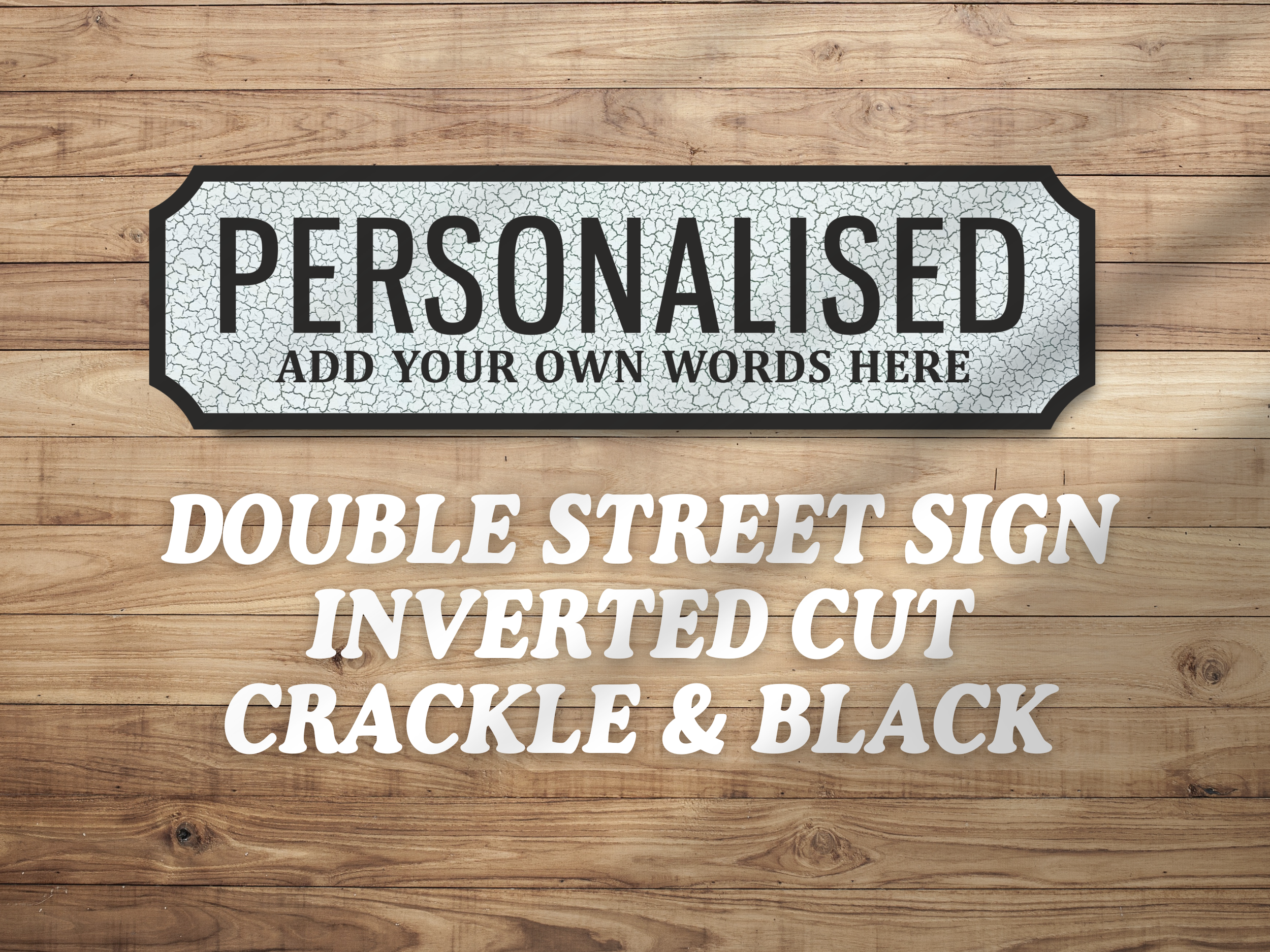 PERSONALISE Your Own Wooden Novelty Vintage Street Sign Various Sizes & Colours - Picture 8 of 77