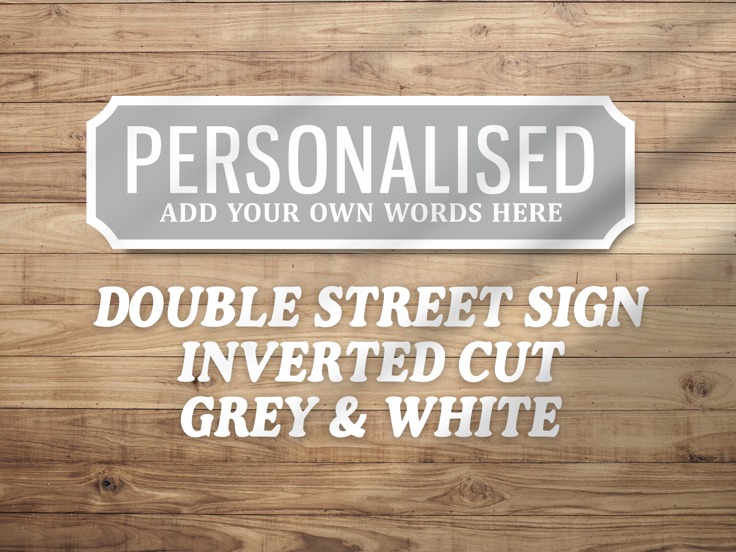 PERSONALISE Your Own Wooden Novelty Vintage Street Sign Various Sizes & Colours - Picture 10 of 77
