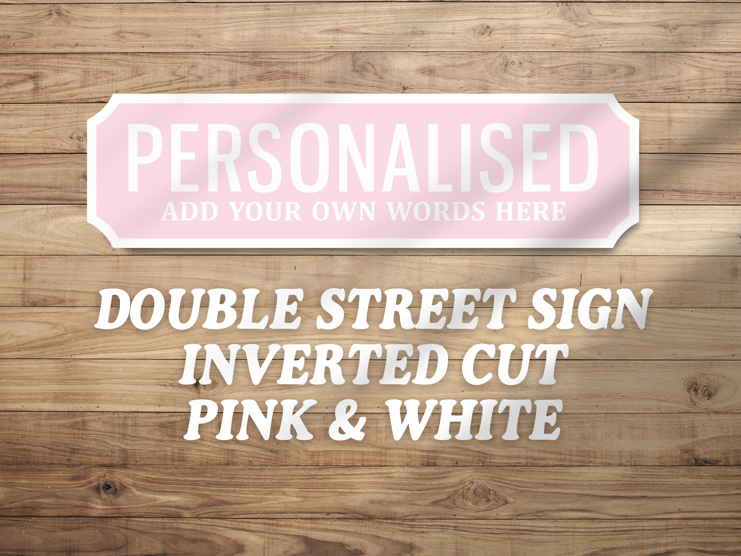 PERSONALISE Your Own Wooden Novelty Vintage Street Sign Various Sizes & Colours - Picture 13 of 77