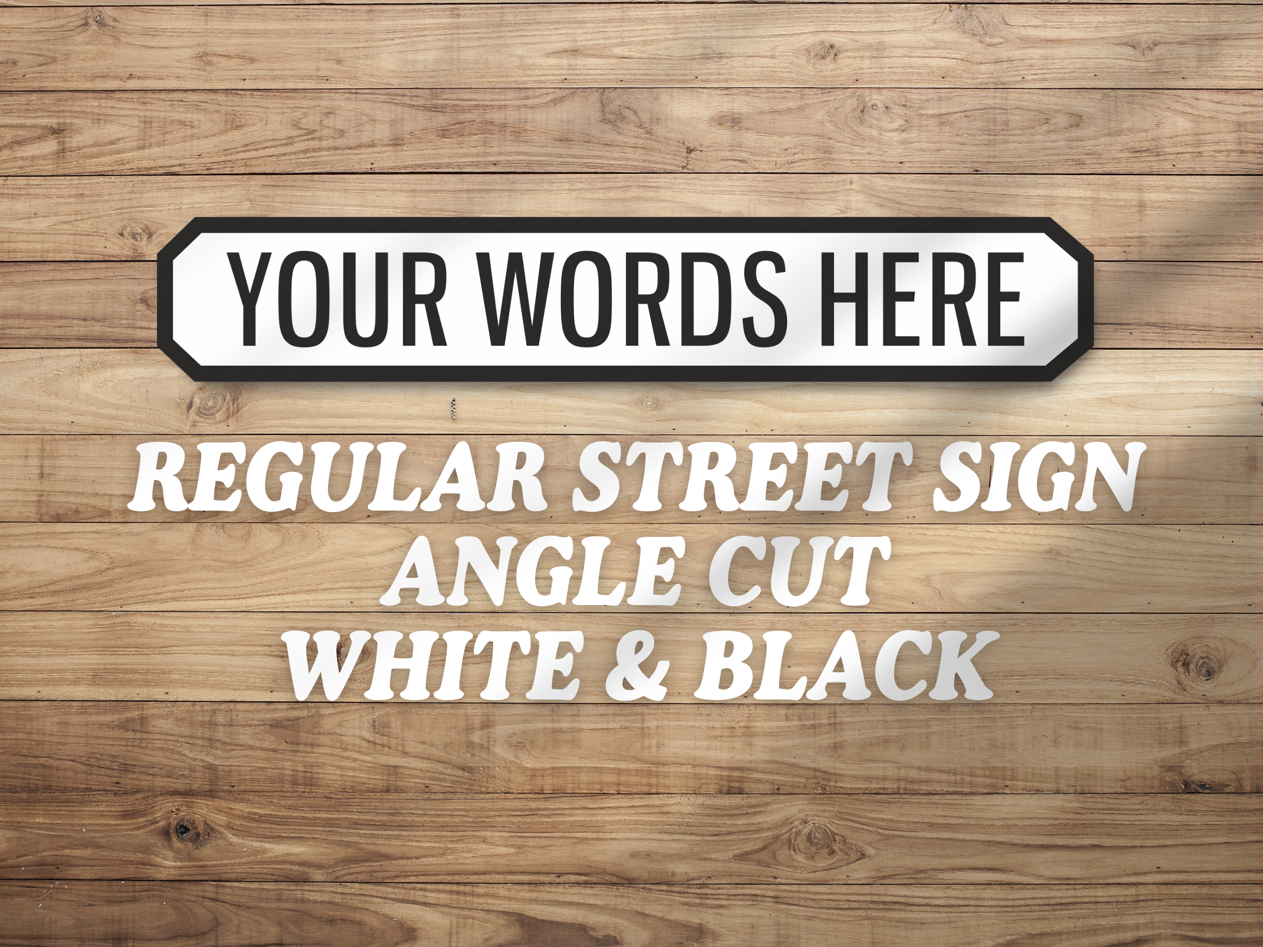PERSONALISE Your Own Wooden Novelty Vintage Street Sign Various Sizes & Colours - Picture 60 of 77