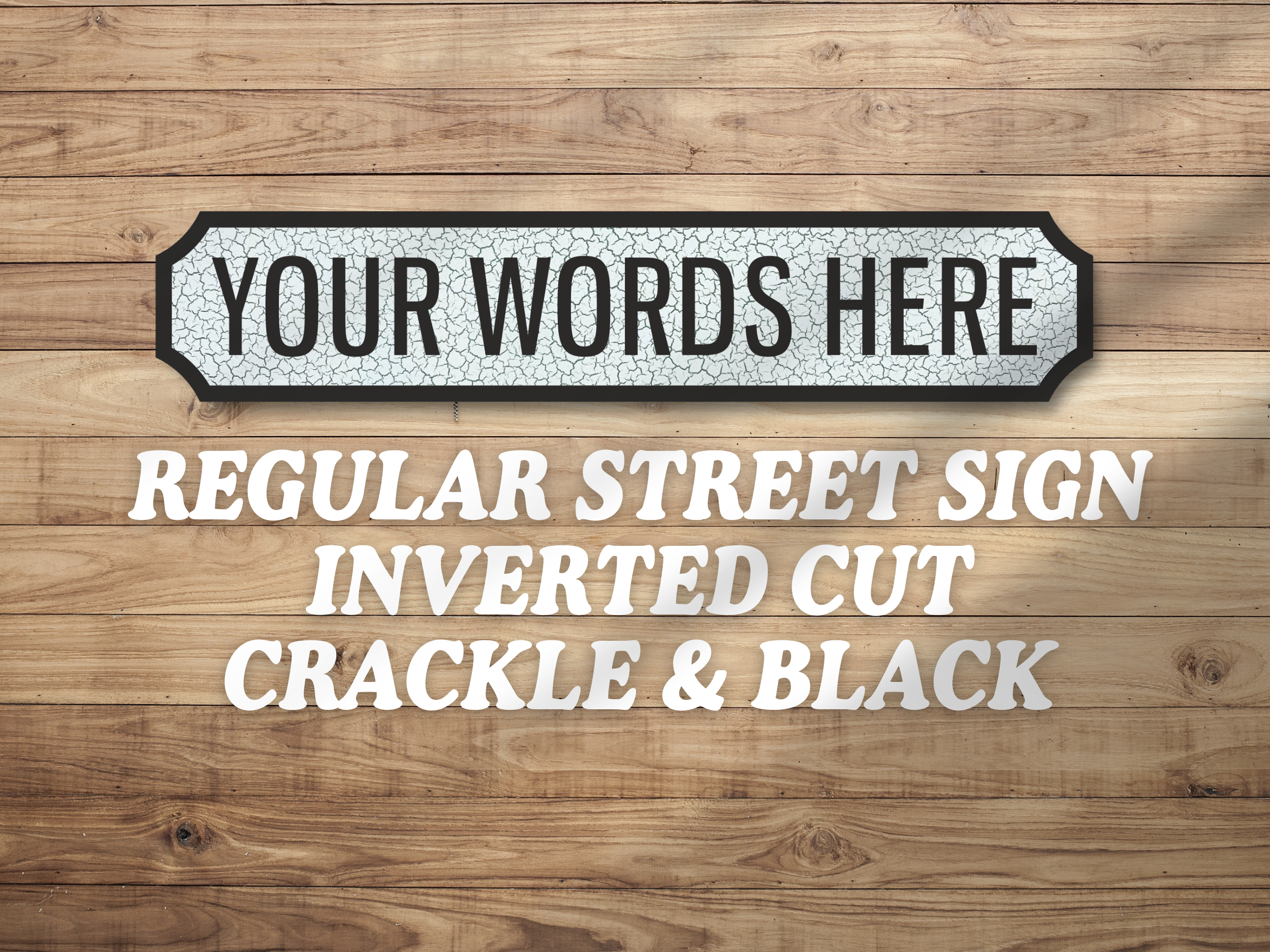 PERSONALISE Your Own Wooden Novelty Vintage Street Sign Various Sizes & Colours - Picture 50 of 77