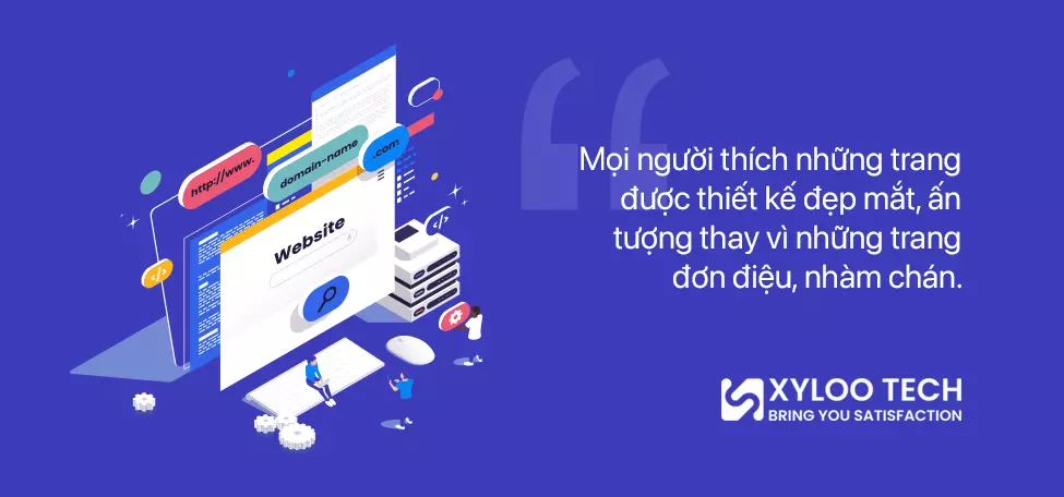 Thiết kế website tạo nên ấn tượng đầu tiên với khách hàng