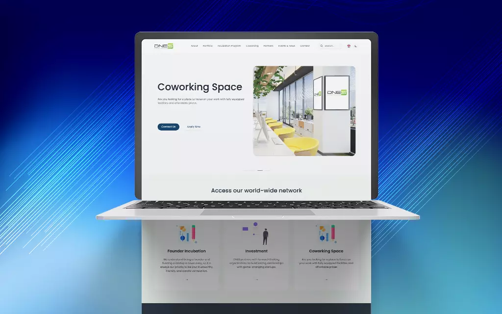 Giao diện website hiển thị trên máy tính