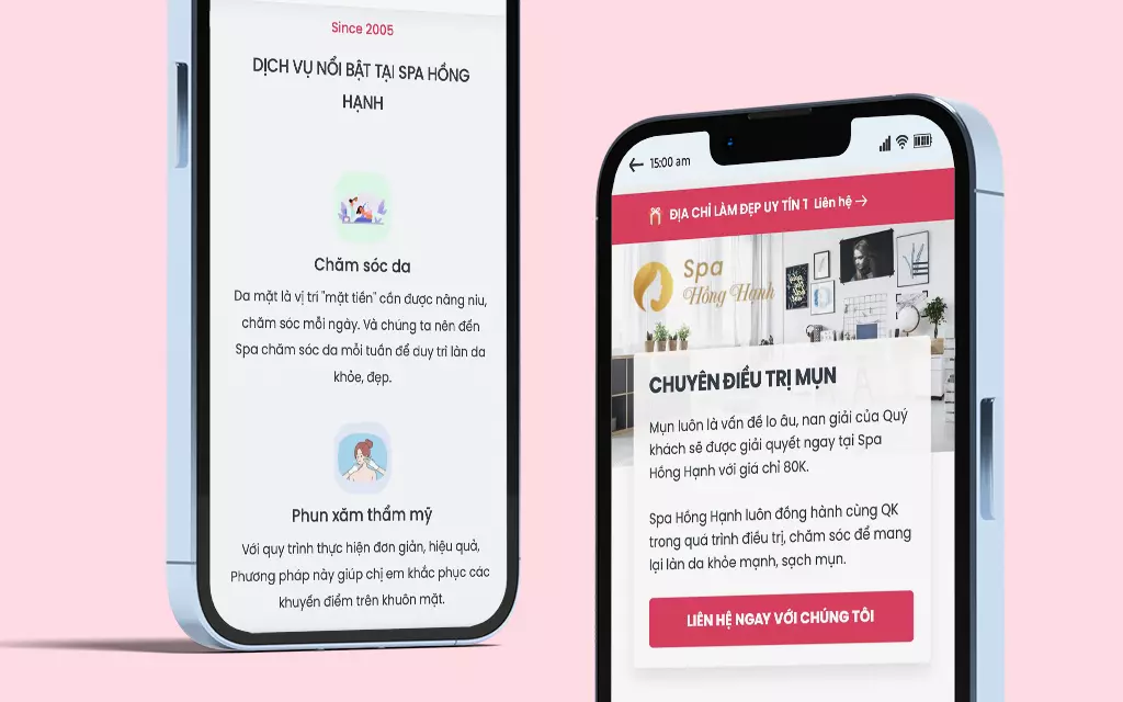 Trang web thân thiện với điện thoại thông minh