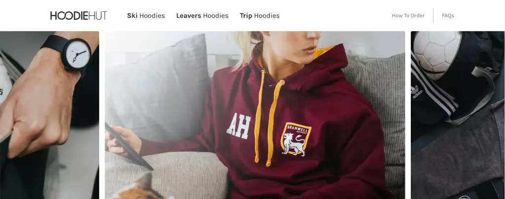 Trang web HoodieHut