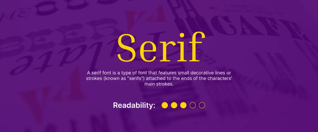 Font chữ Serif