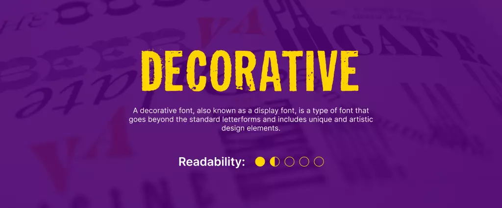 Font chữ Decorative