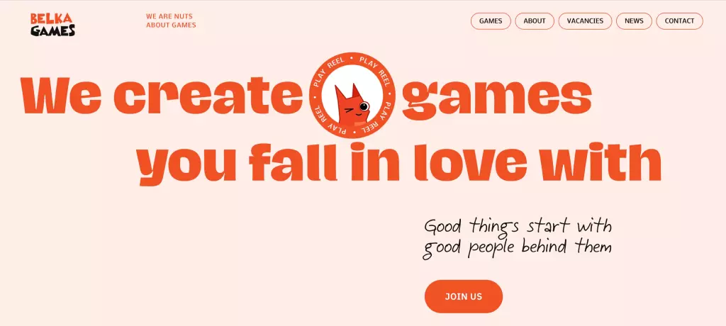 Trang web Belka Games