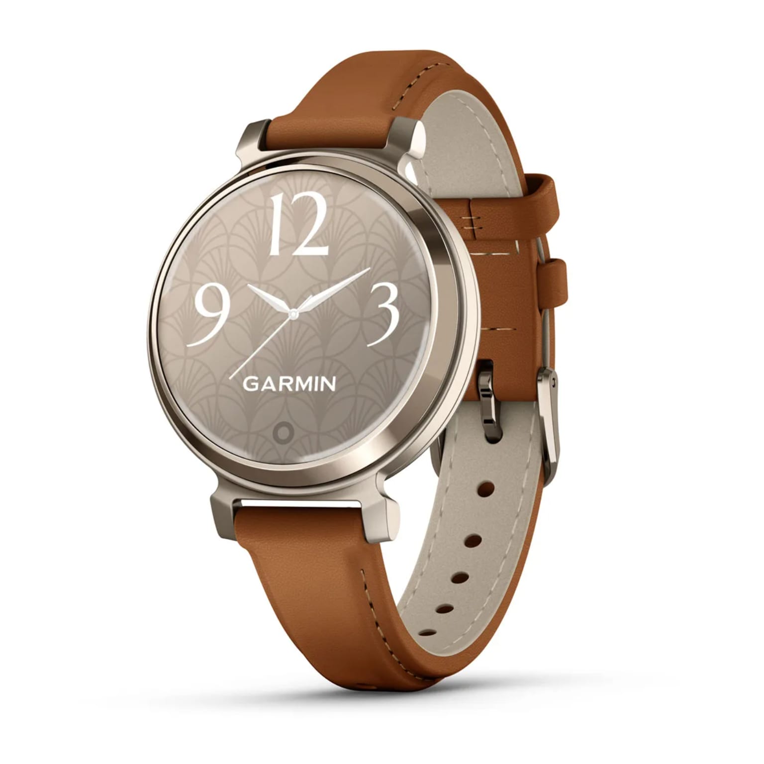 Lily® 2 Classic Cream Gold with Tan Leather Band
