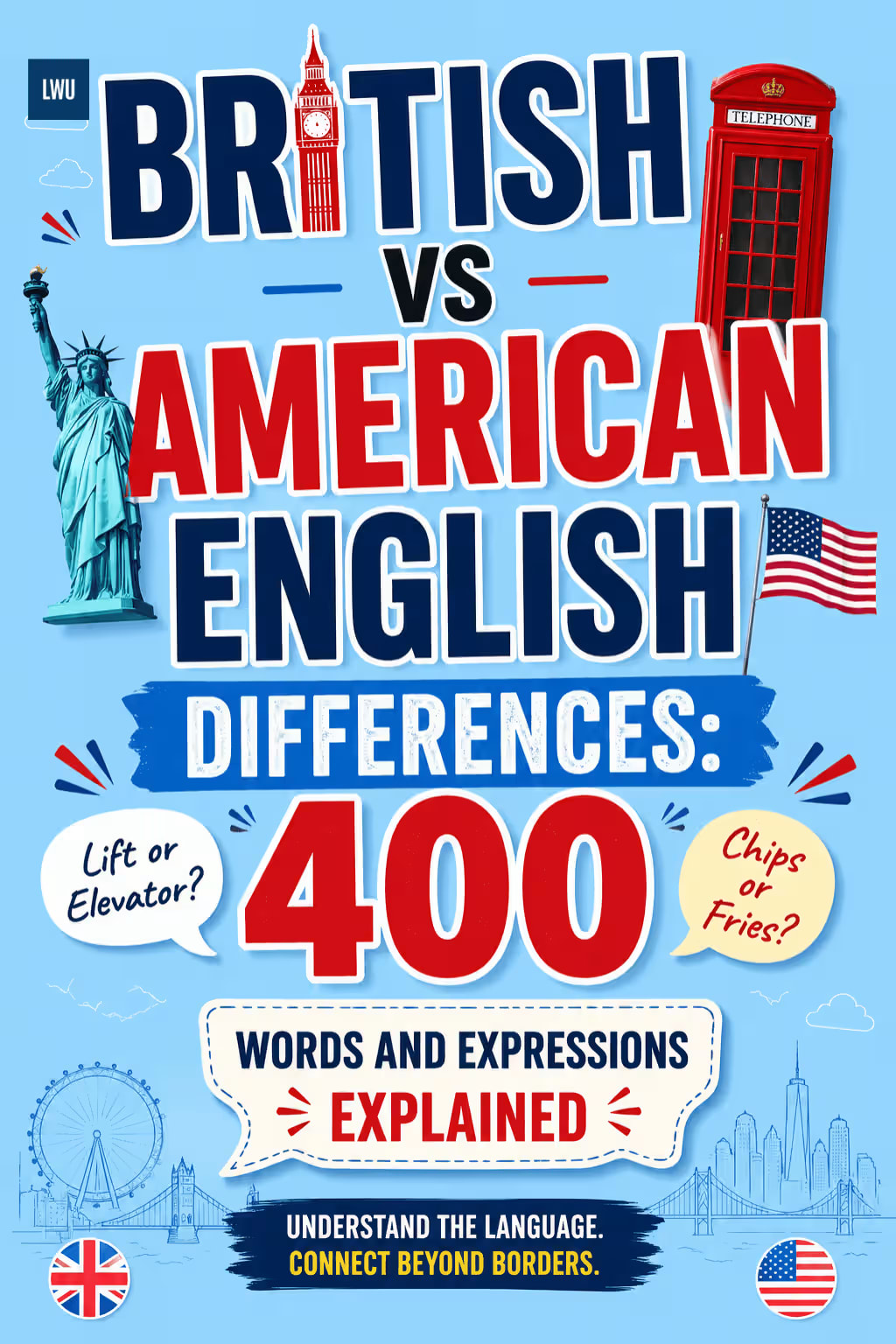 British vs American English Differences: 400 Words and Expressions Explained