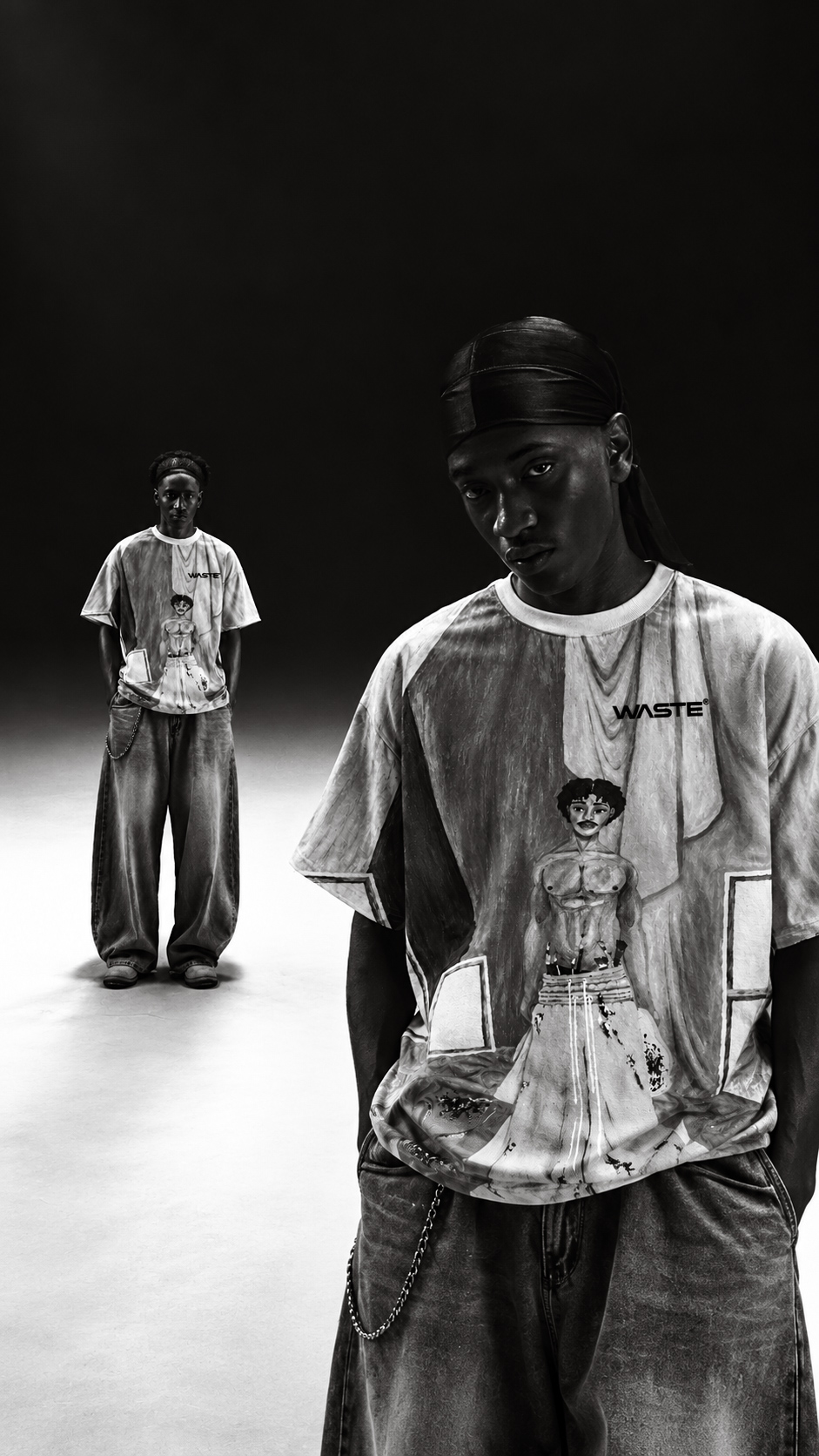 Monochrome archive editorial shot