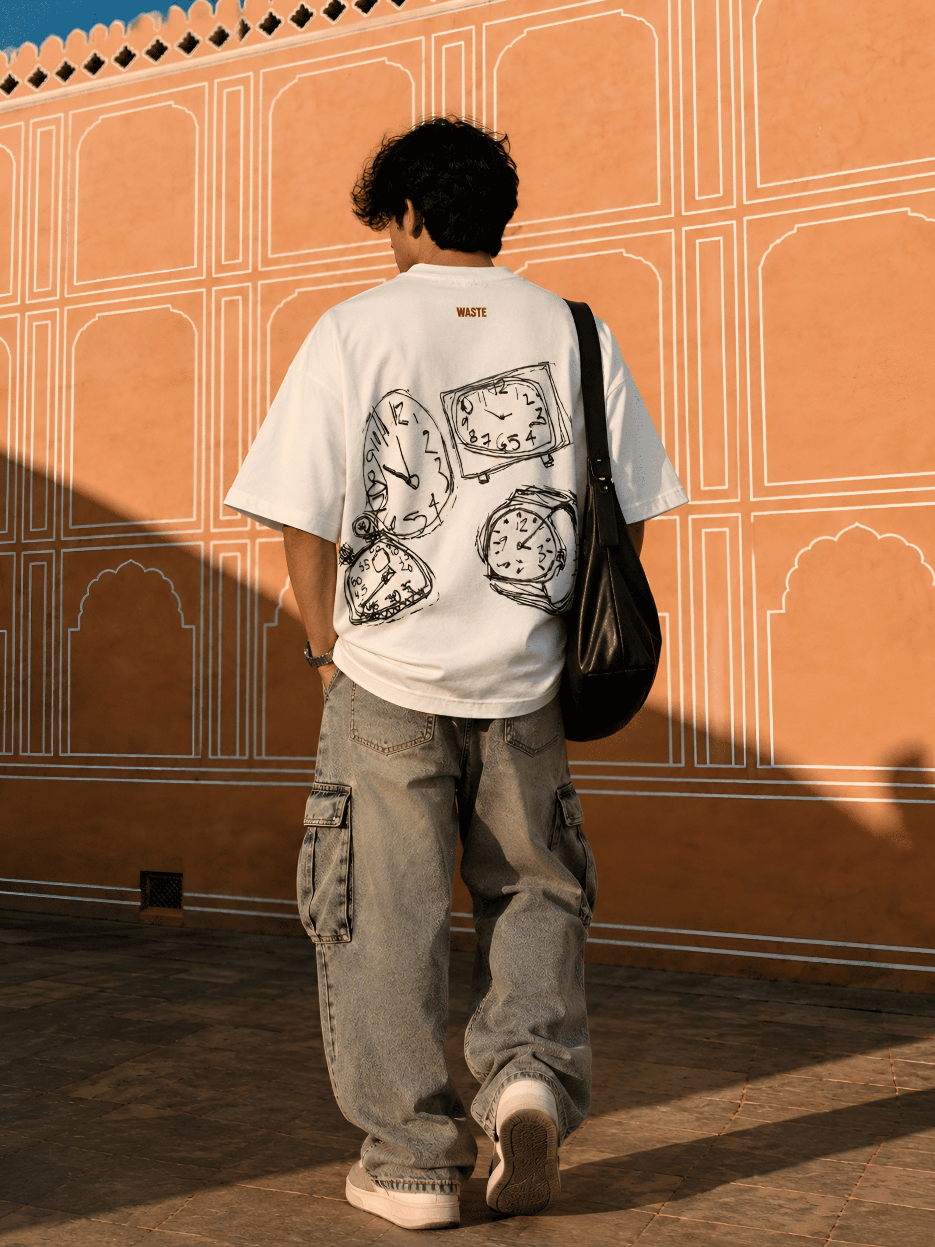 Minimal Wordmark T-Shirt — Chalk White alternate view