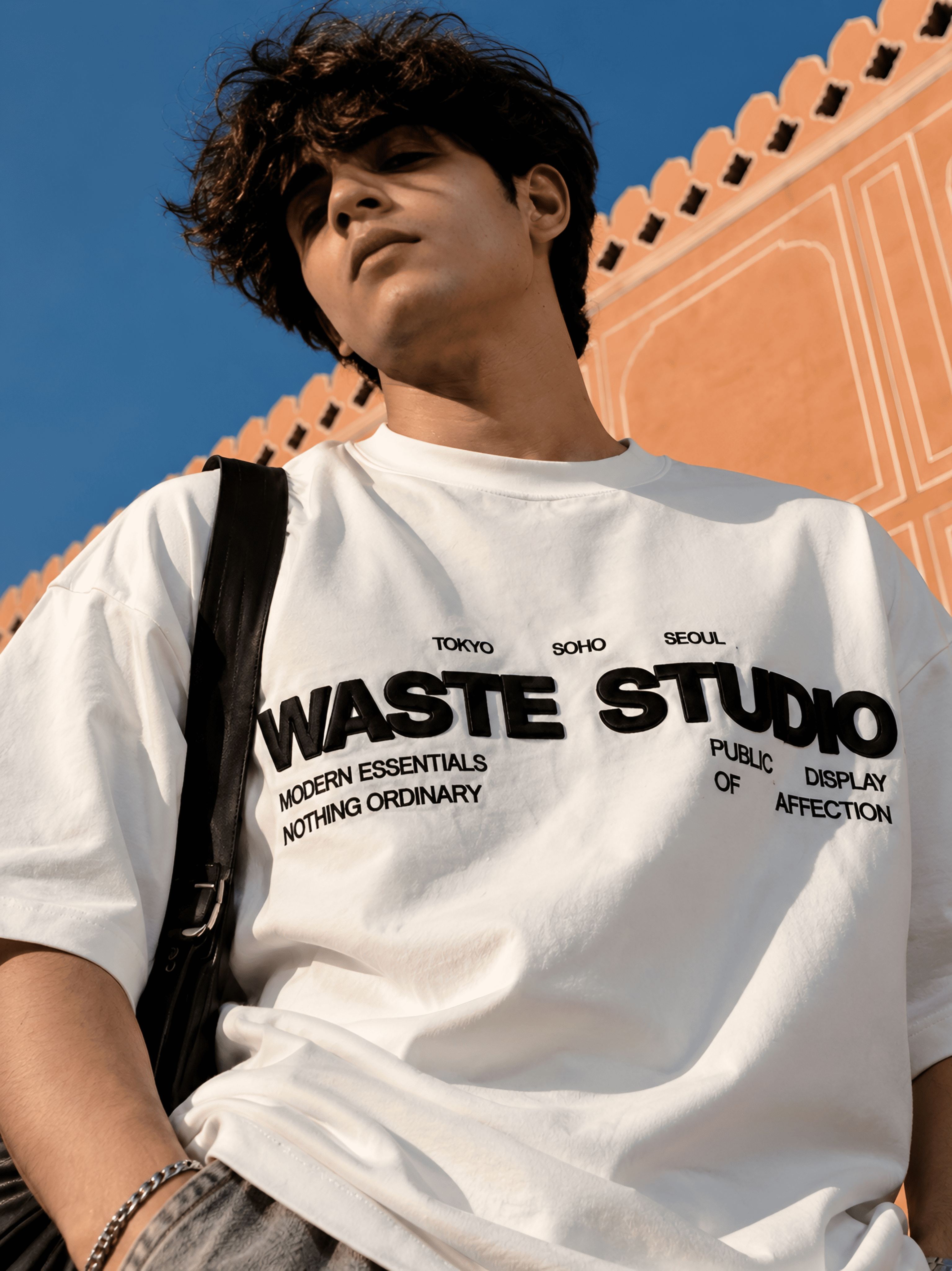 Wastle White Tshirt view 5
