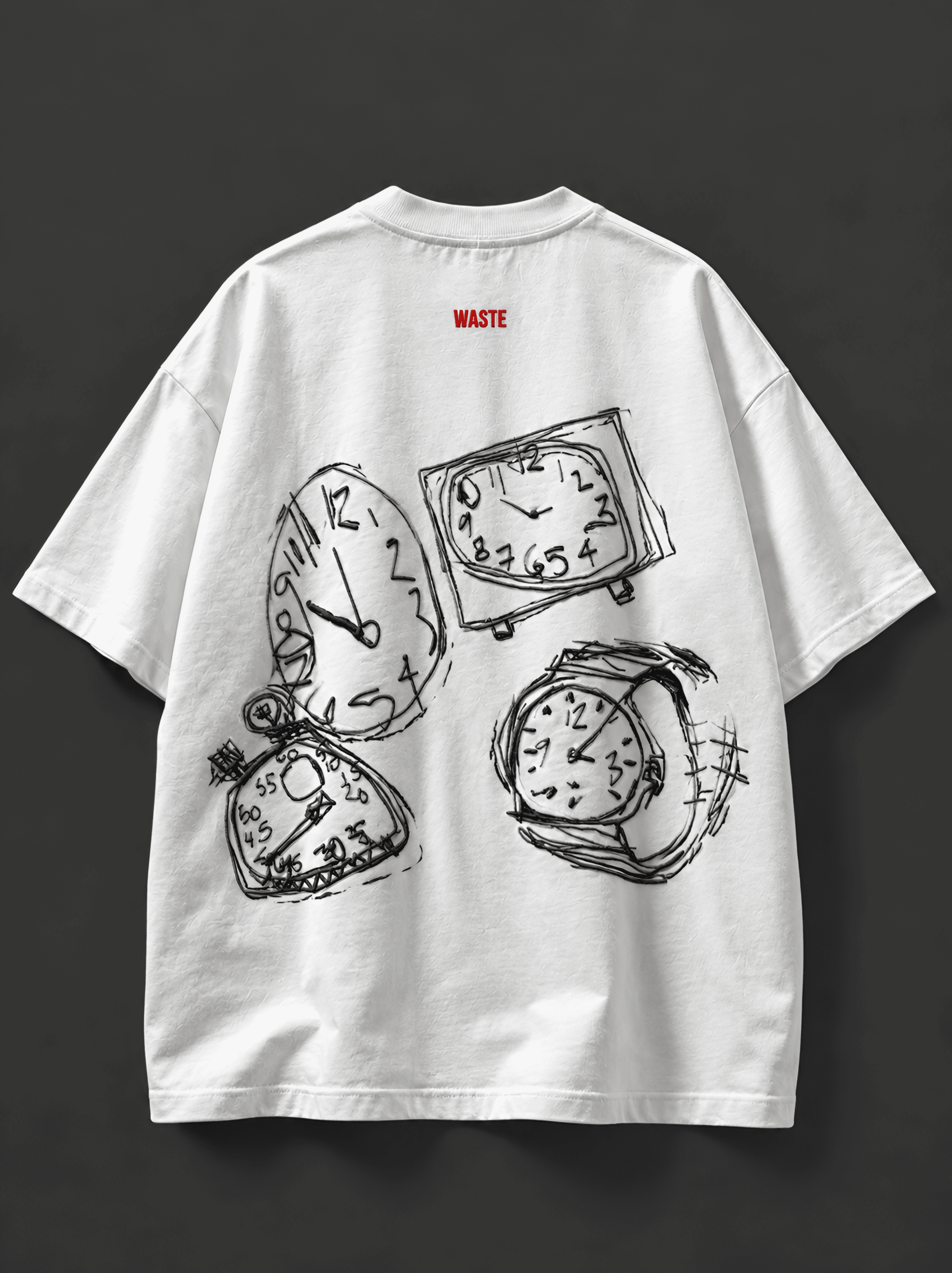 Wastle White Tshirt view 4