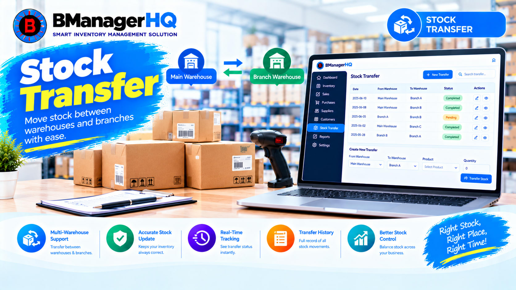 Stock Transfer Software | Warehouse & Branch Inventory Transfer featured image