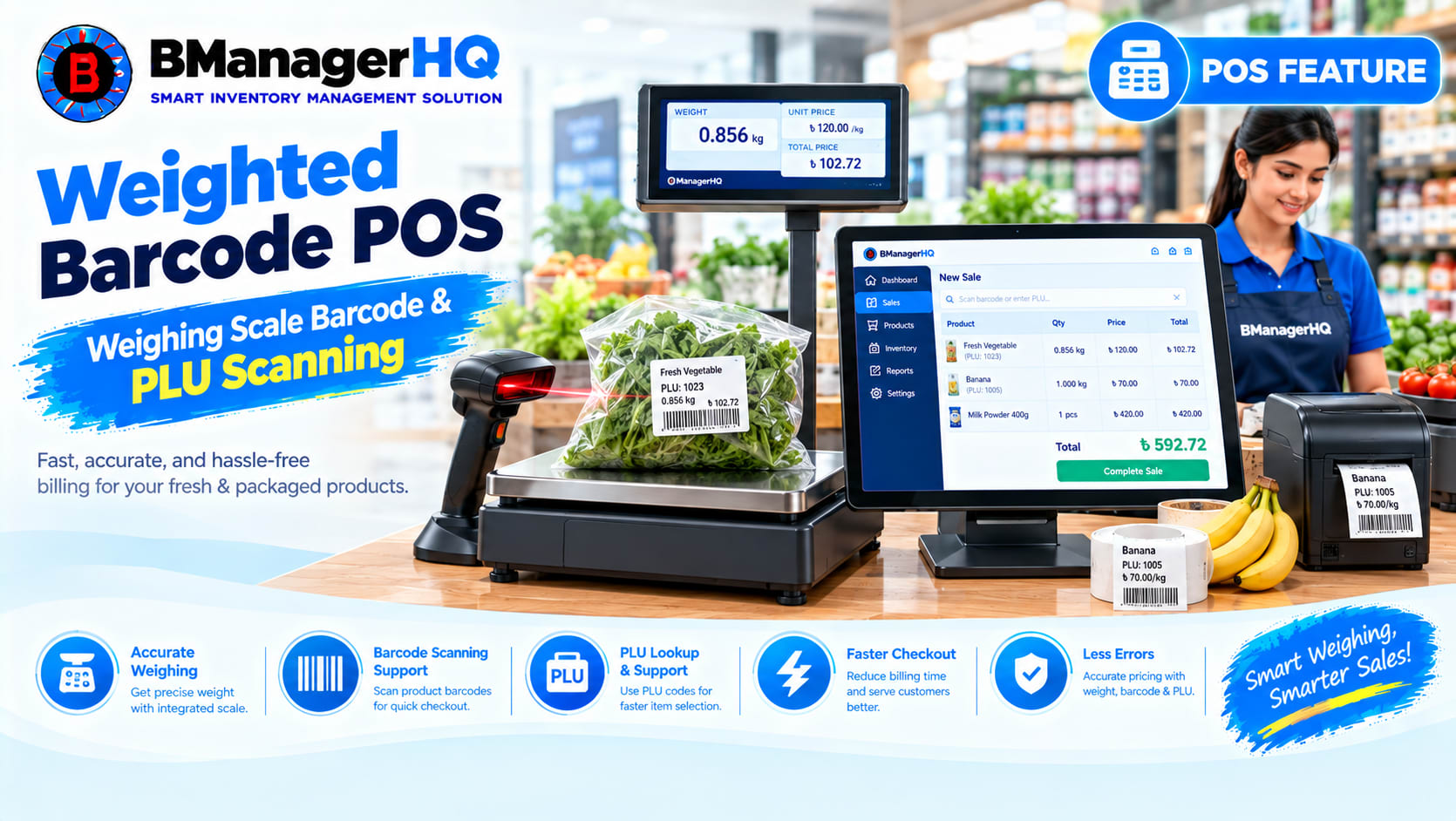 Weighted Barcode POS | Weighing Scale Barcode & PLU Scanning featured image