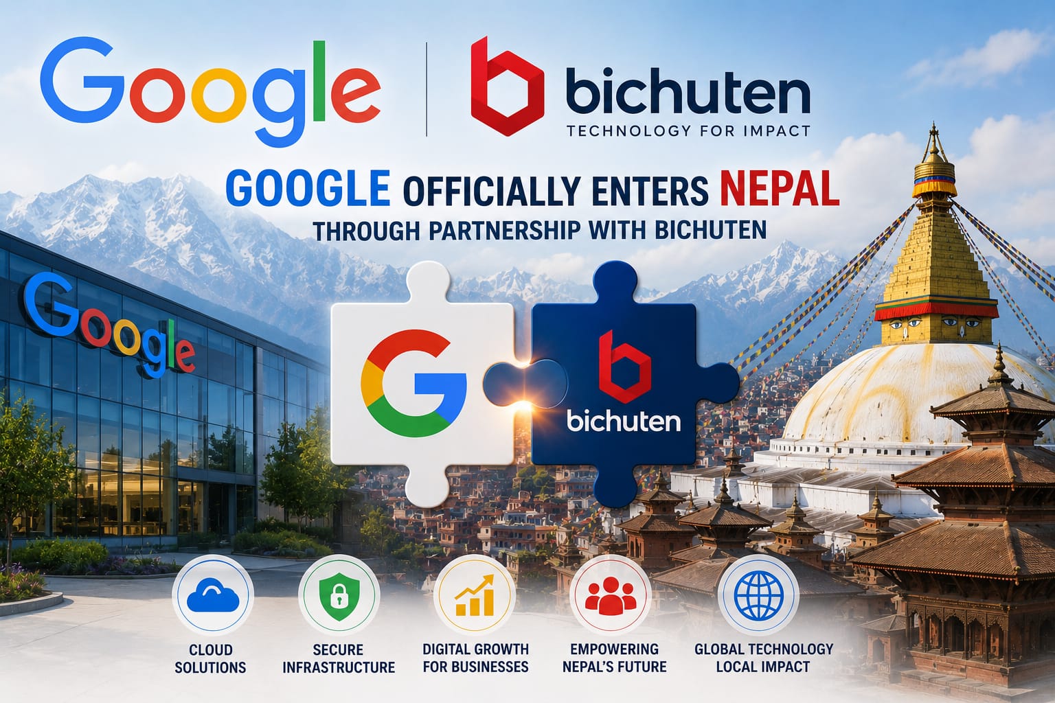 Google Officially Enters Nepal Through Partnership With Bichuten
