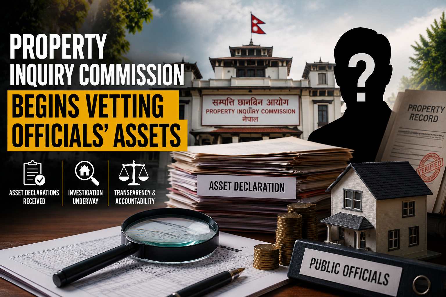 Property Inquiry Commission Begins Reviewing Assets of Thousands of Public Officials