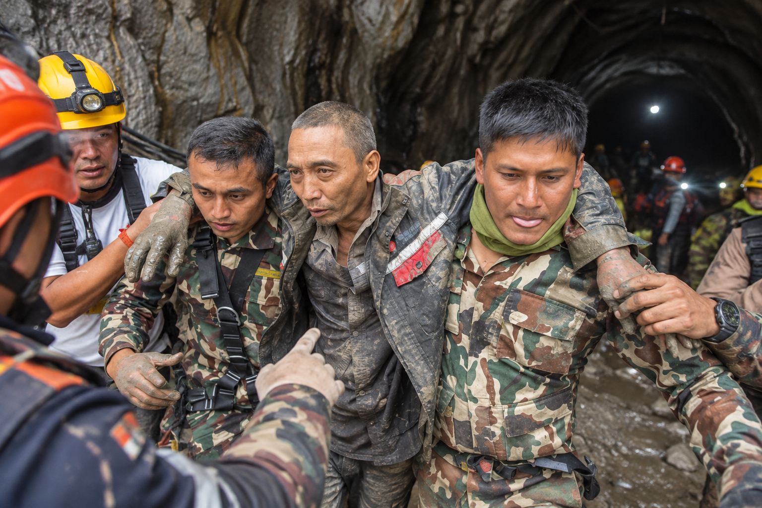 Chinese National Rescued Alive After 10 Days Trapped in Nepal Hydropower Tunnel