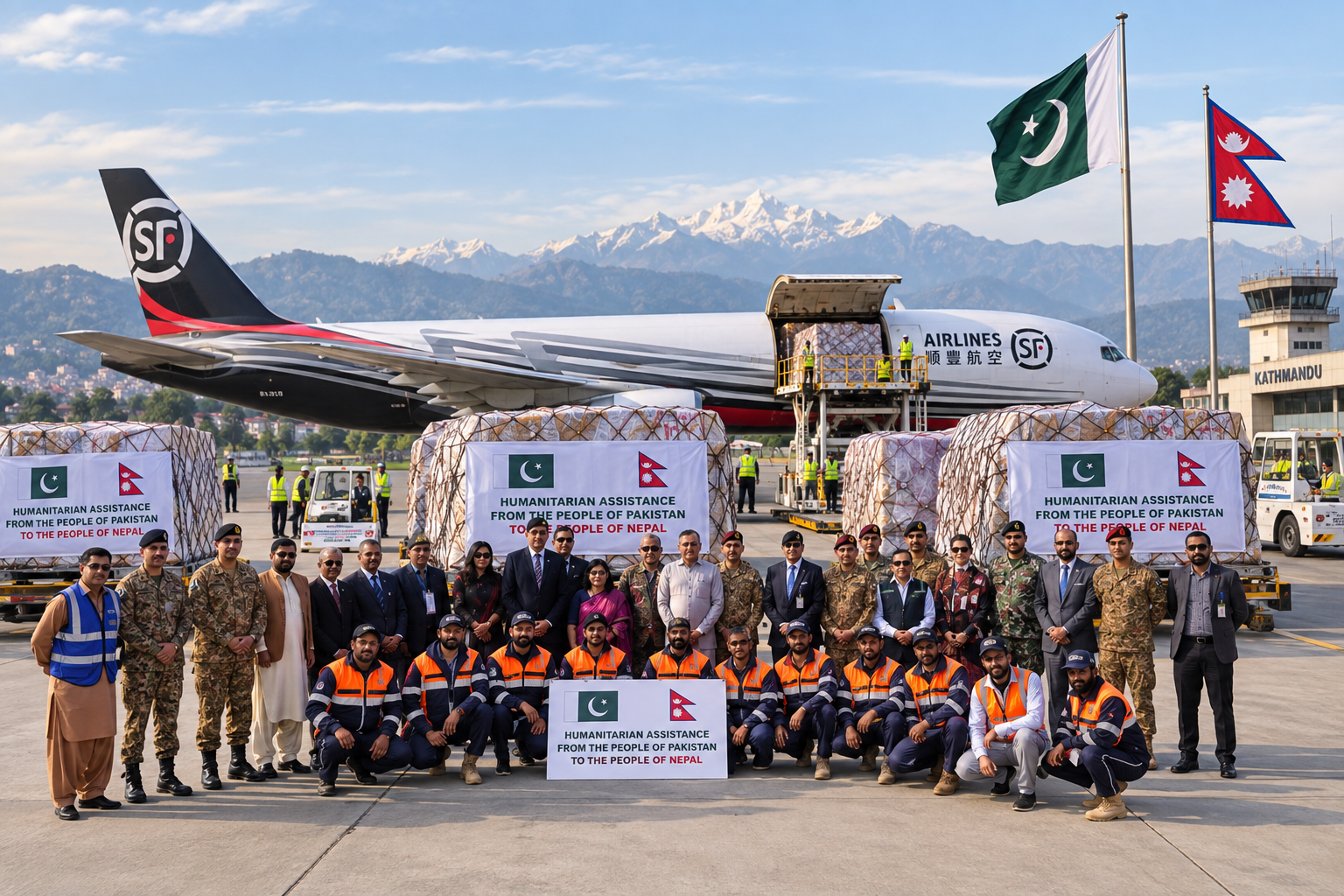 Pakistan Sends 100 Tons of Humanitarian Aid to Flood-Hit Nepal