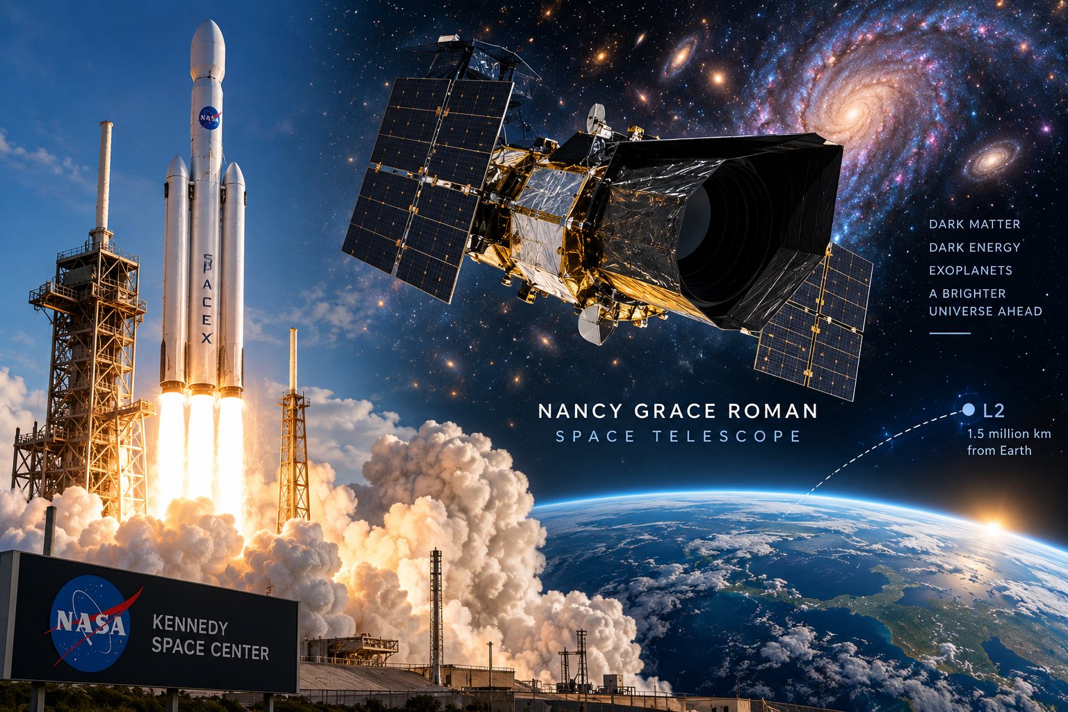 NASA Sends Powerful Roman Telescope to Explore the Mysteries of the Universe