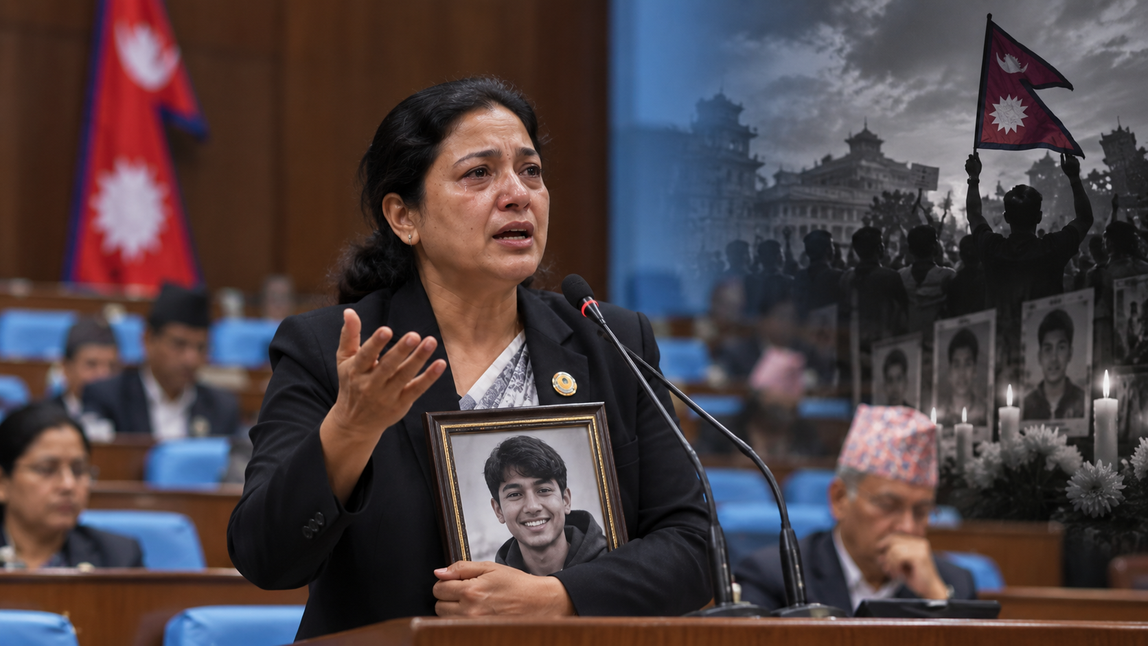 Gen Z Martyr’s Mother Questions Government: ‘How Many Years Will It Take to Meet the Martyr and Injured Families?