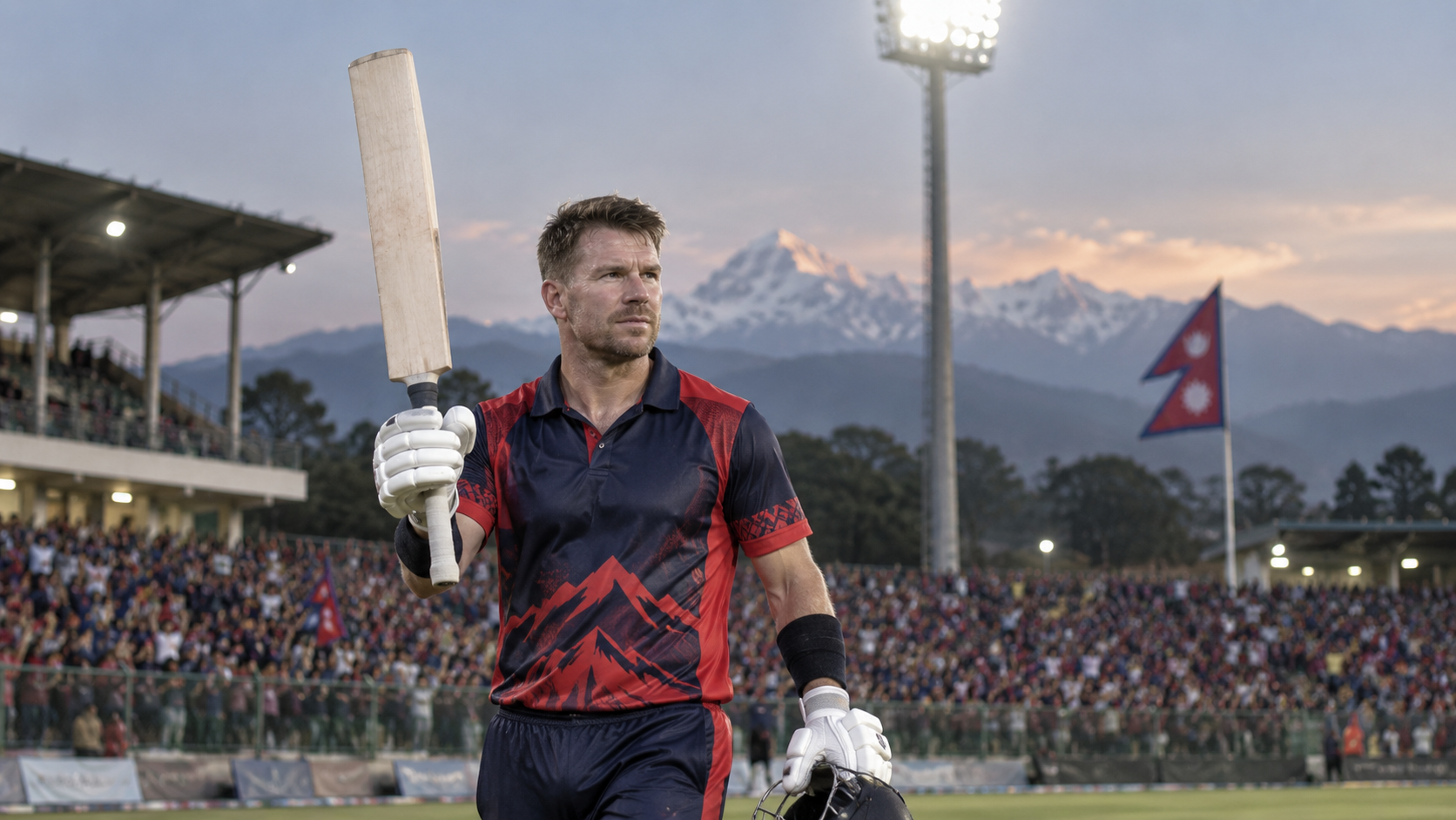 David Warner Joins Kathmandu Gorkhas for Nepal Premier League Season 3