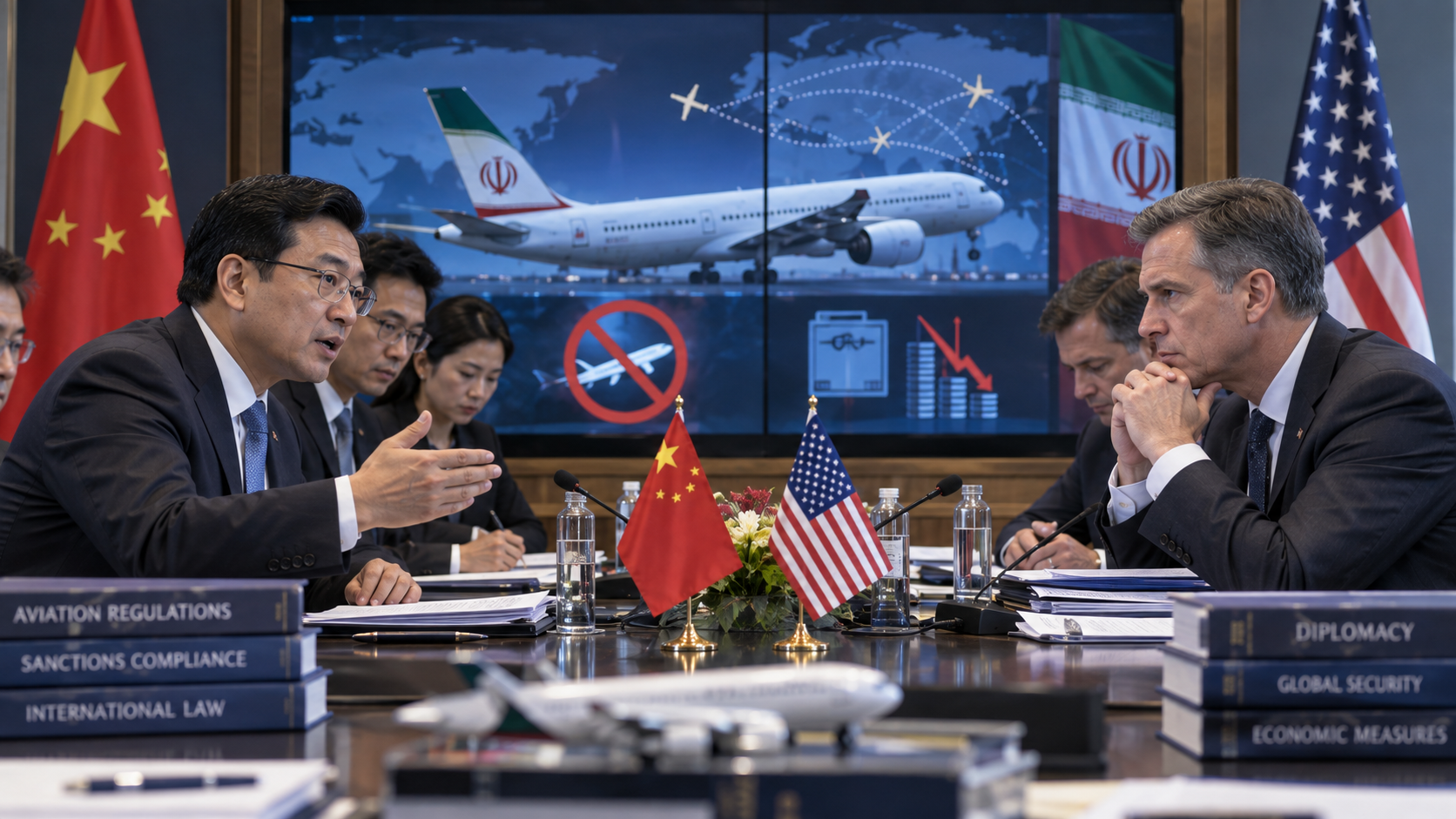 China Opposes US Sanctions on Iranian Airlines as Washington Expands Pressure