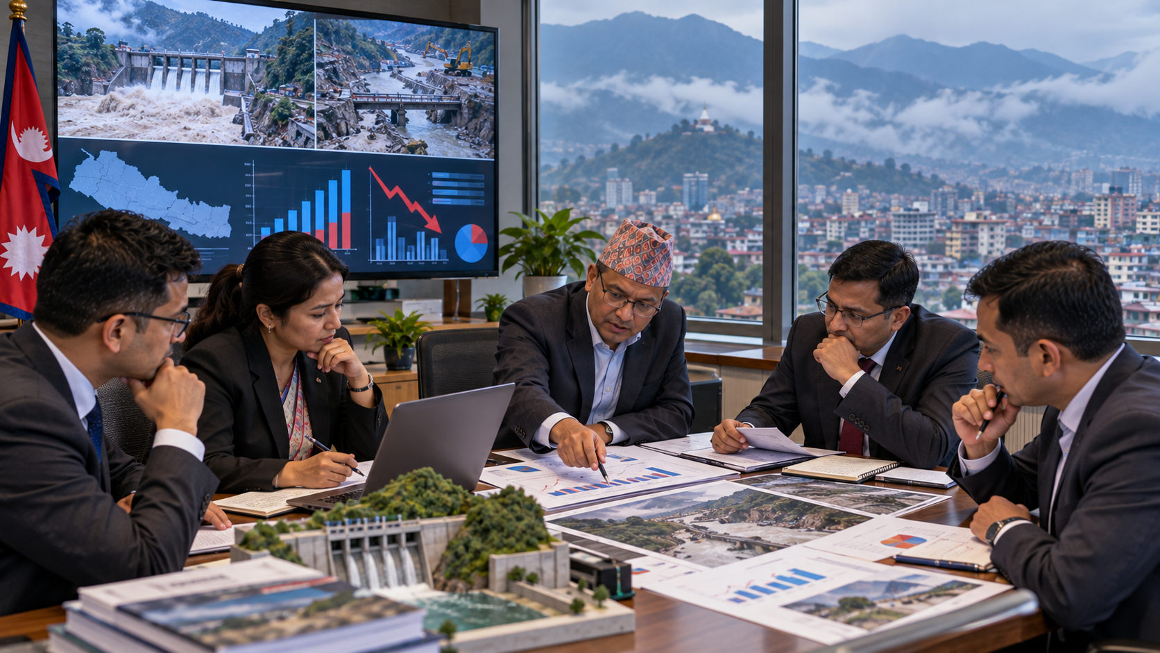 ADB Cuts Nepal’s Economic Growth Forecast to 4.1% After Bhotekoshi Floods