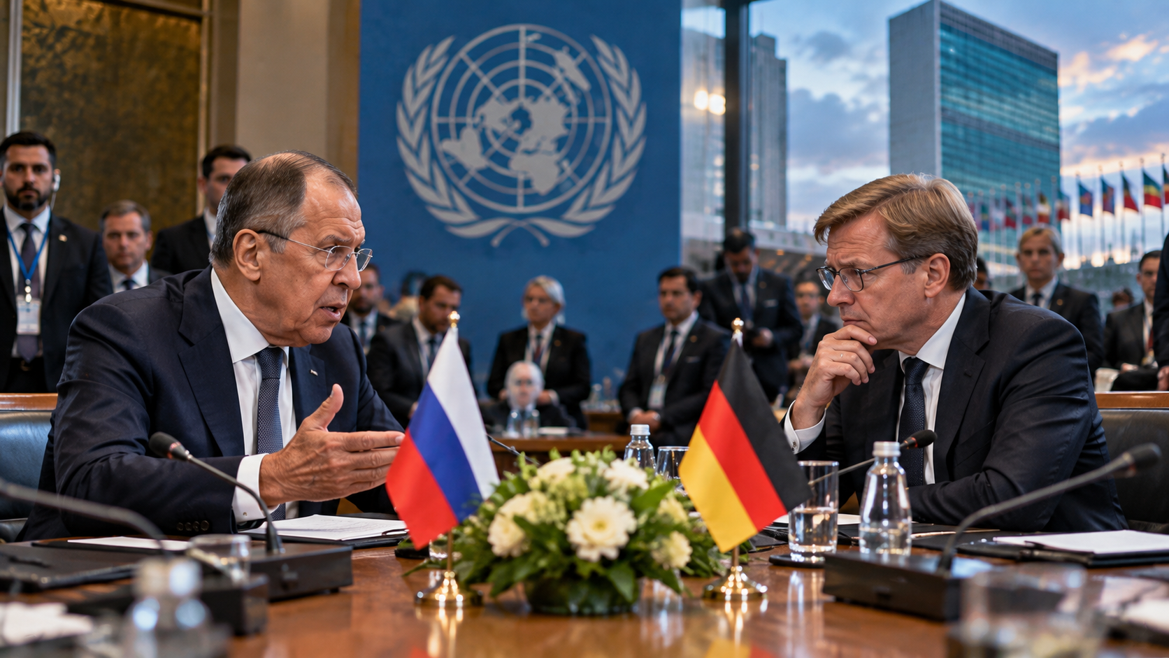 Lavrov Rejects German Call for De-escalation at UN General Assembly