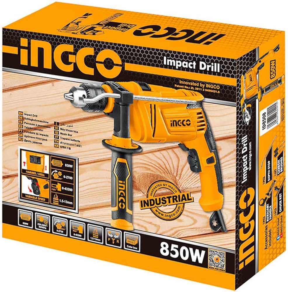 INGCO 850w Impact Drill 13mm ID8508