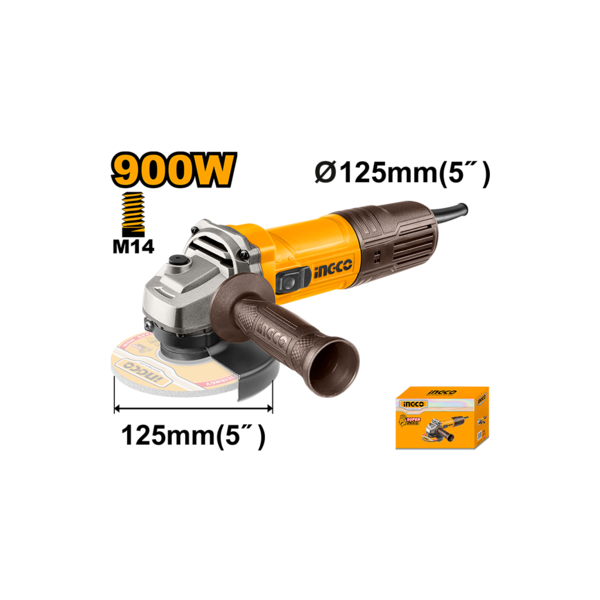 INGCO 5" Angle Grinder 900w AG90028