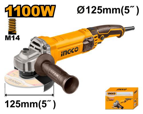 INGCO 5" Angle Grinder 1100w AG110038