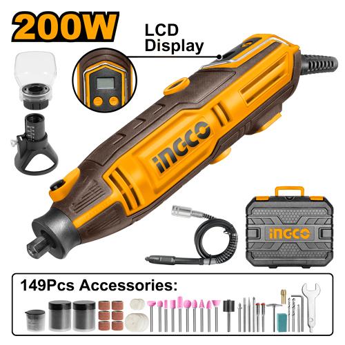 INGCO Mini Grinder 200W MG2008