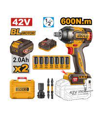 INGCO 42V Cordless Impact Wrench CIWLI42602