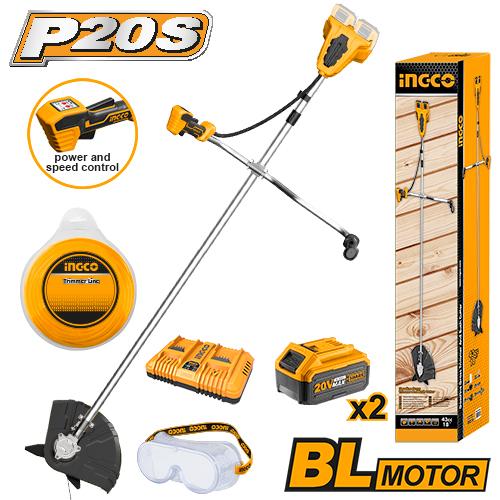INGCO Cordless String Trimmer and Brush Cutter CSTLI202522