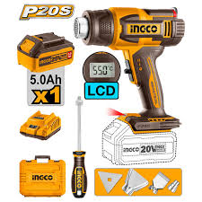 INGCO 20v Cordless Heat Gun HGLI20035