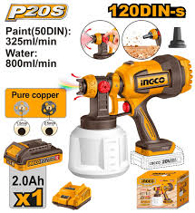 INGCO 20v Cordless Spray Gun CSGLI20042