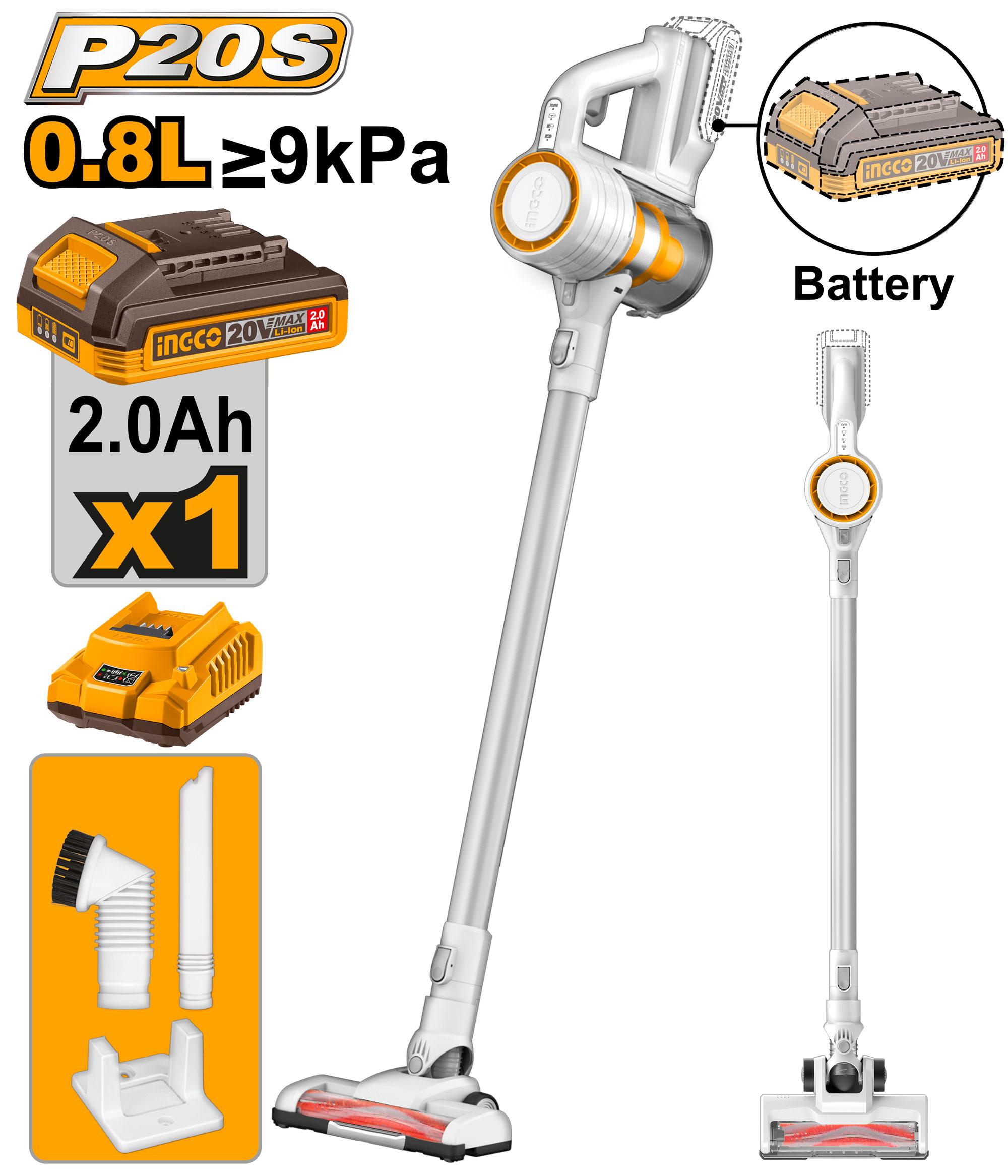 INGCO 20v Cordless Vacuum Cleaner CVLI2006