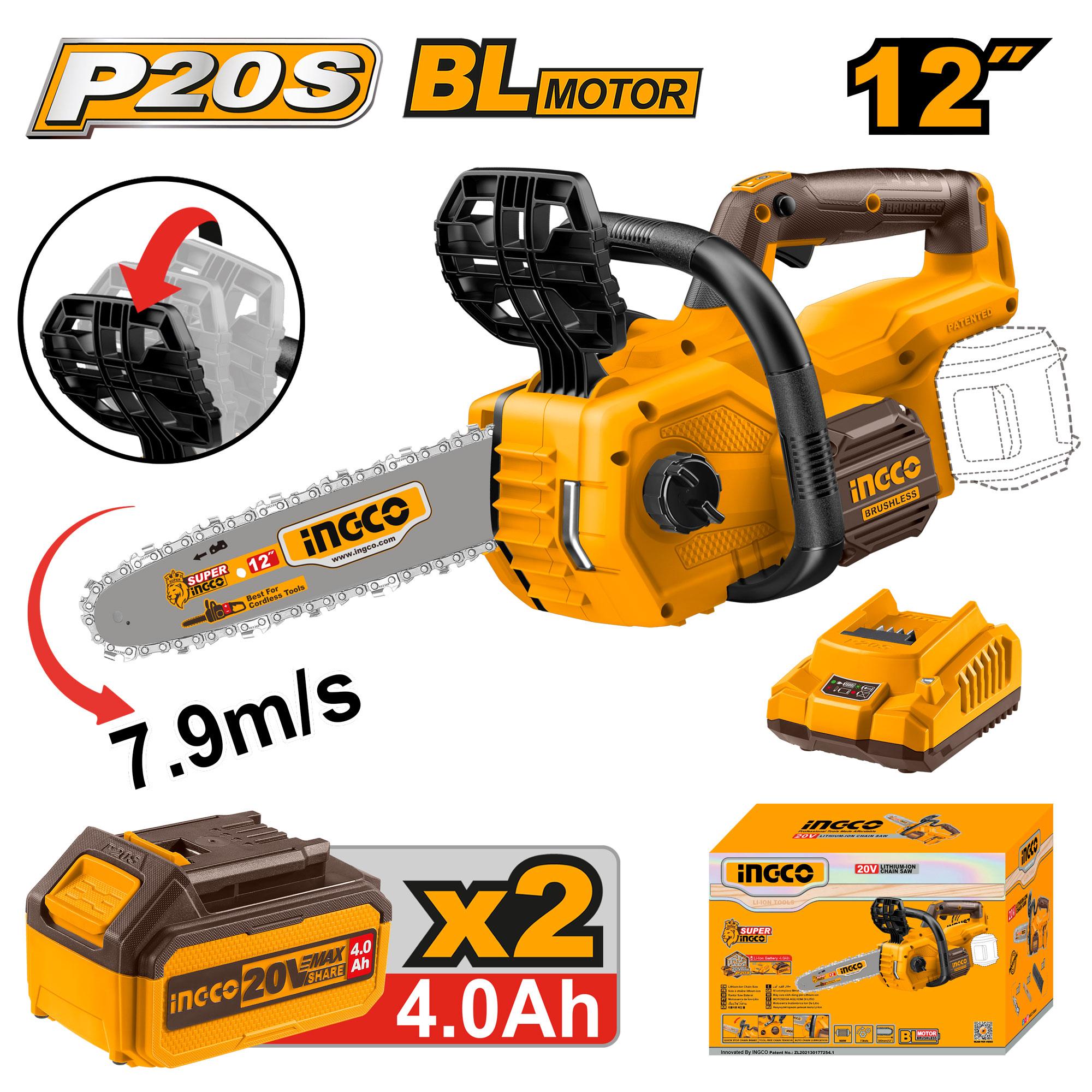 INGCO Cordless Chain Saw CGSLI201286