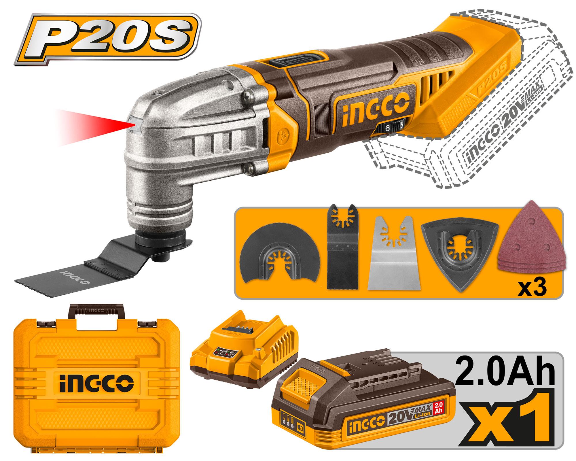 INGCO Cordless Multi Tool CMLI20228