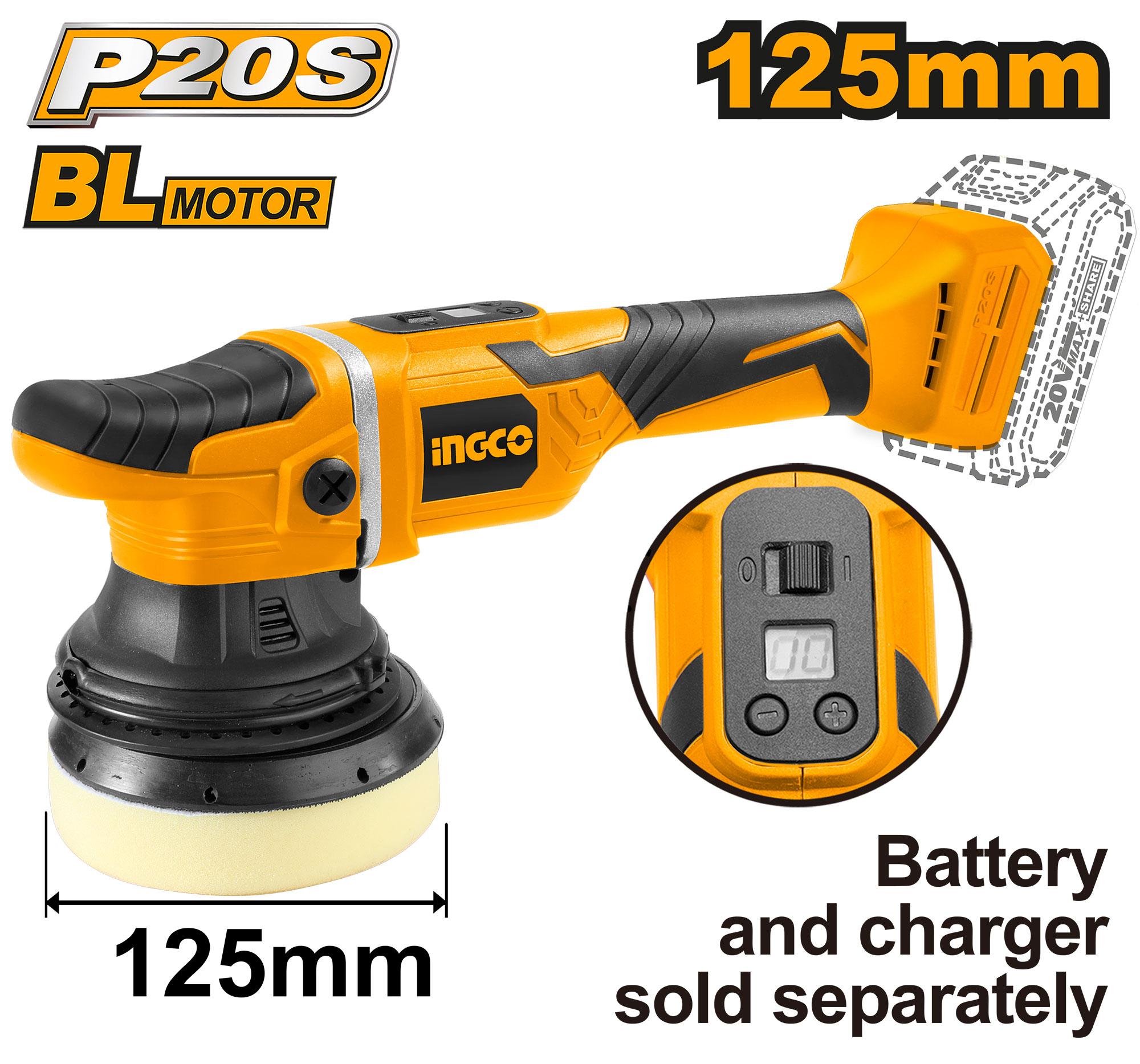 INGCO Cordless Angle Polisher APLI2002