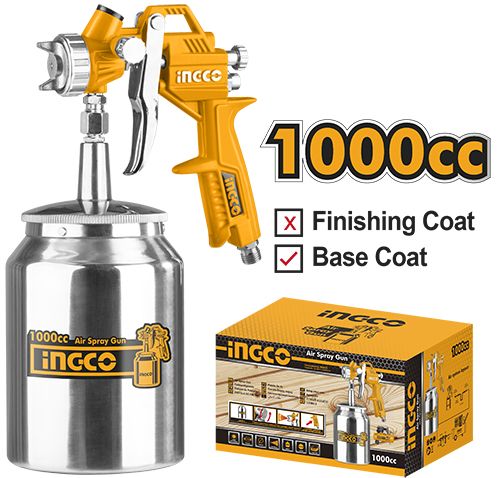 INGCO Air Spray Gun 1000cc (Down-Cup) ASG3101