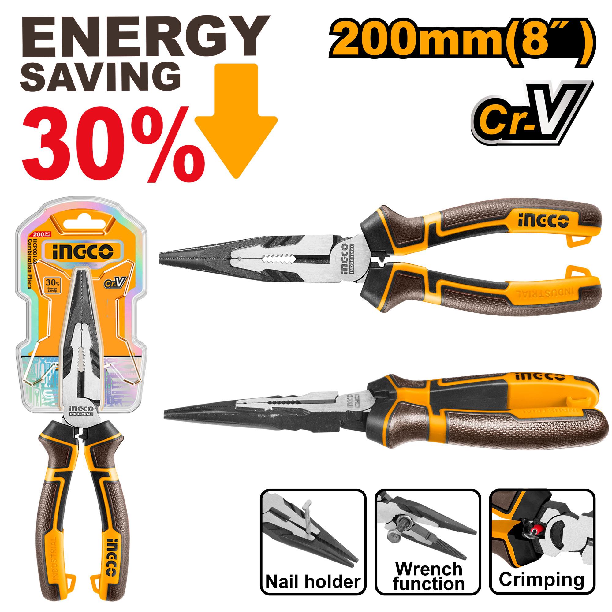 INGCO High Leverage Long Nose Plier HHLNP28200