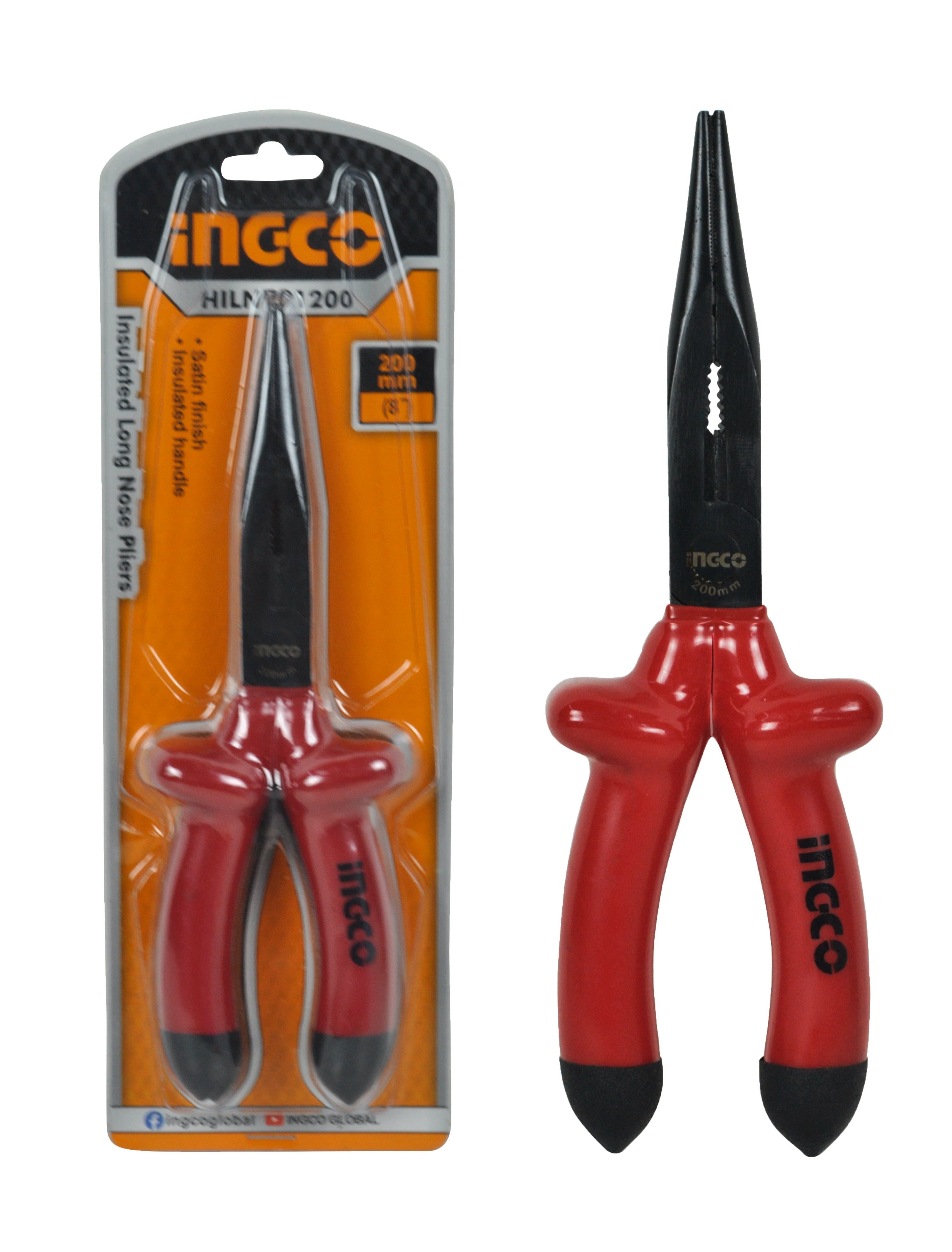 INGCO Insulated Long Nose Plier HILNP01200