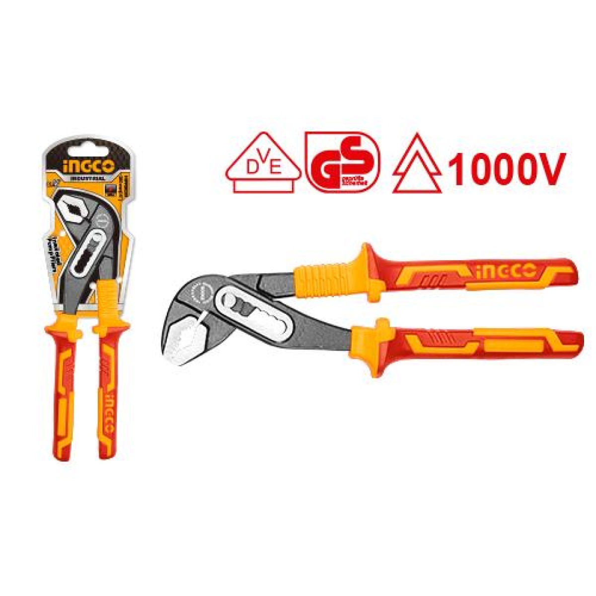 INGCO Insulated Pump Plier 10" HIPP28250