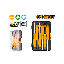 INGCO 6pcs Precision Screwdriver Set HKSD0618